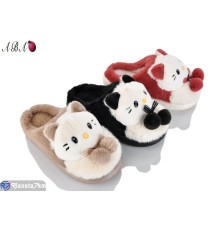 Тапки жіночі на зиму (12 пар р.36-41) мікс  "Aba"