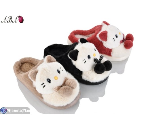 Тапки жіночі на зиму (12 пар р.36-41) мікс  "Aba"