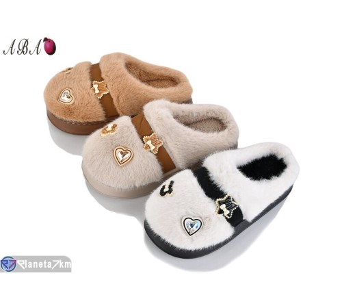 Тапки жіночі на зиму (12 пар р.36-41) мікс  "Aba"