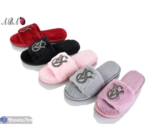 Тапки жіночі на зиму (12 пар р.36-41) мікс  "Aba"