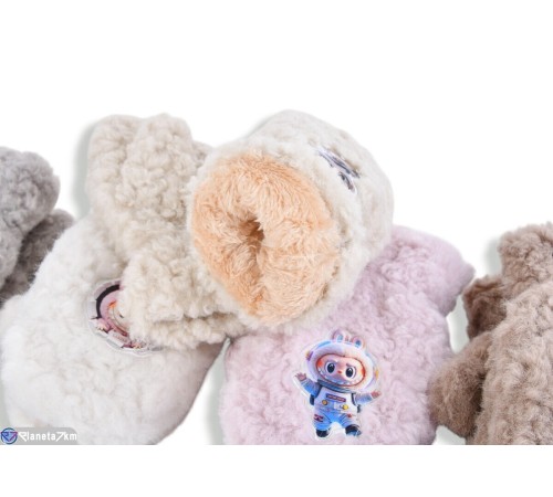 Рукавиці дитячі на зиму (12 шт. р.сетка One size) мікс  "CAROLLA"