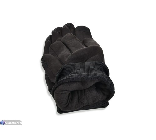 Чоловічі рукавички на зиму (12 шт. р.сетка L-2XL) чорний  "CAROLLA"