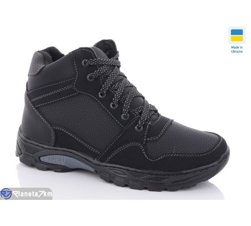 Черевики чоловічі на зиму (8 пар р.40-45) чорний  "LUCKY"