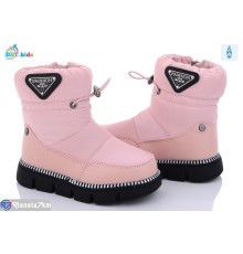 Дутики дитячі на зиму (8 пар р.27-32) рожевий  "BBT"