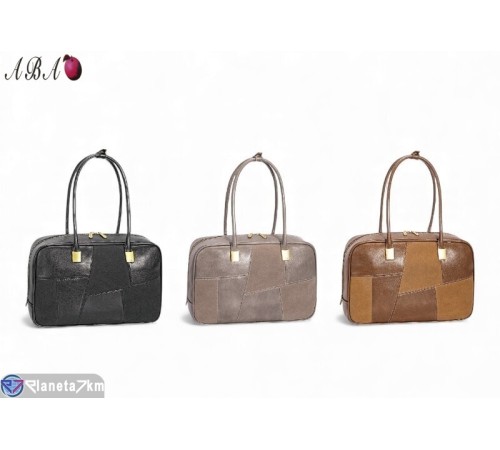 Сумка жіноча 23*34*10 см,  мікс  "Aba"