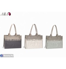 Сумка жіноча 27*37*14 см,  мікс  "Aba"