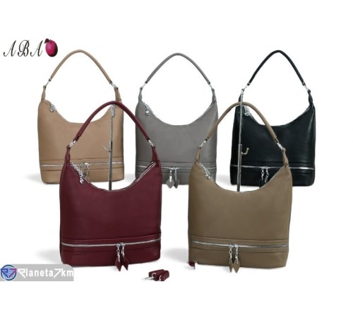 Сумка жіноча 34*36*14 см,  мікс  "Aba"