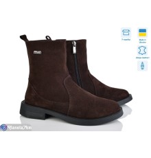 Черевики жіночі на зиму (6 пар р.36-41) коричневий  "FOX"