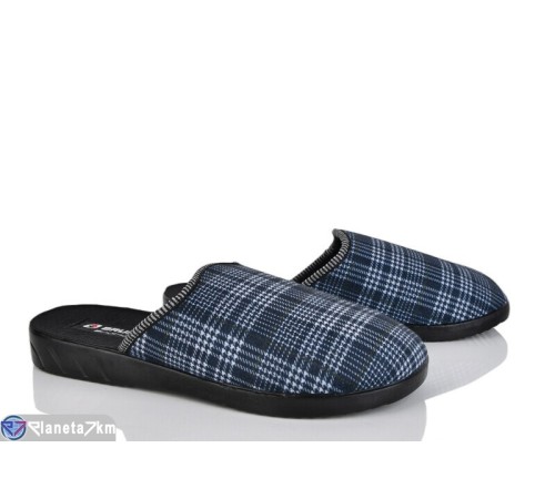 Тапки чоловічі на весну/осінь (6 пар р.40-45) синій  "LUXORIS"