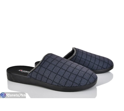 Тапки чоловічі на весну/осінь (6 пар р.40-45) сірий  "LUXORIS"