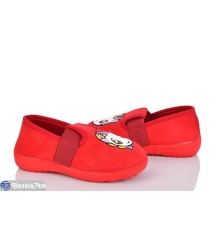 Тапки дитячі на весну/осінь (6 пар р.25-30) червоний  "LUXORIS"