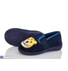 Тапки дитячі на весну/осінь (6 пар р.25-30) синій  "LUXORIS"