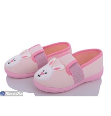 Тапки дитячі на весну/осінь (6 пар р.25-30) рожевий  "LUXORIS"