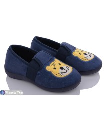 Тапки дитячі на весну/осінь (6 пар р.30-32) синій  "LUXORIS"