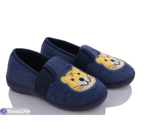 Тапки дитячі на весну/осінь (6 пар р.30-32) синій  "LUXORIS"