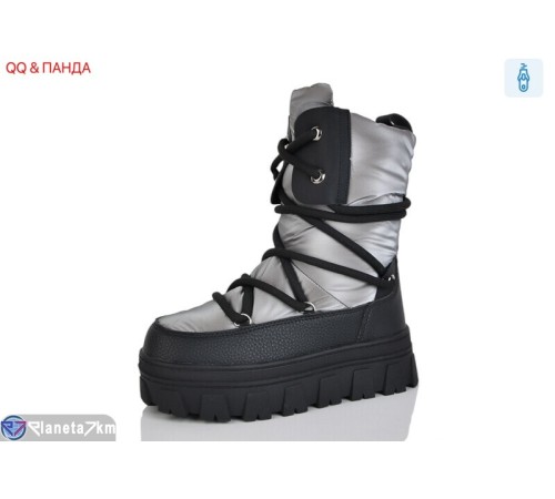 Черевики дитячі на зиму (8 пар р.32-37) сірий  "QQ&Панда"