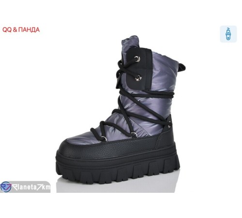 Черевики дитячі на зиму (8 пар р.32-37) фіолетовий  "QQ&Панда"