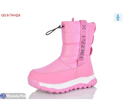 Дутики дитячі на зиму (8 пар р.32-37) рожевий  "QQ&Панда"