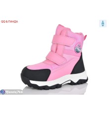 Черевики дитячі на зиму (8 пар р.32-37) рожевий  "QQ&Панда"