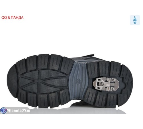 Черевики дитячі на зиму (8 пар р.32-37) сірий  "QQ&Панда"