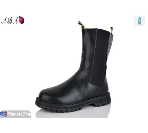 Черевики дитячі на зиму (8 пар р.32-37) чорний  "Aba"