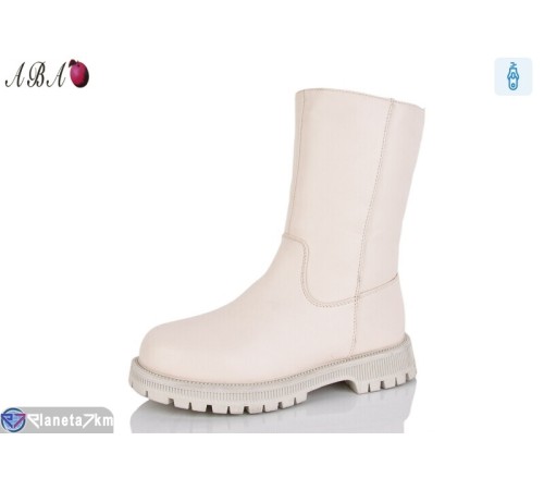 Черевики дитячі на зиму (8 пар р.32-37) бежевий  "Aba"