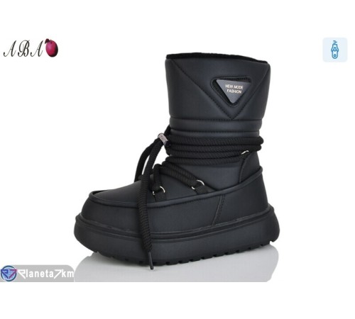 Дутики дитячі на зиму (8 пар р.32-37) чорний  "Aba"