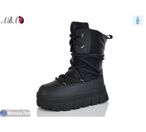 Черевики дитячі на зиму (8 пар р.32-37) чорний  "Aba"