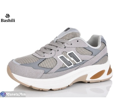 Кросівки жіночі на весну/осінь (8 пар р.36-41) сірий  "Башили"