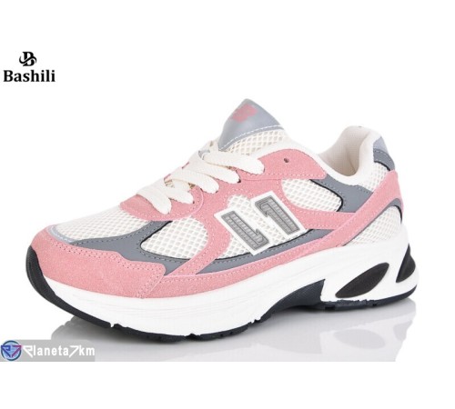 Кросівки жіночі на весну/осінь (8 пар р.36-41) рожевий  "Башили"