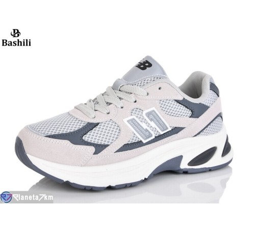 Кросівки жіночі на весну/осінь (8 пар р.36-41) сірий  "Башили"