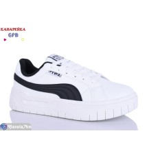 Кросівки жіночі на весну/осінь (8 пар р.36-41) білий  "GFB-Канарейка"