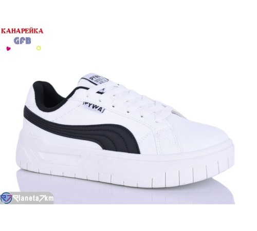 Кросівки жіночі на весну/осінь (8 пар р.36-41) білий  "GFB-Канарейка"