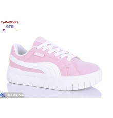 Кросівки жіночі на весну/осінь (8 пар р.36-41) рожевий  "GFB-Канарейка"