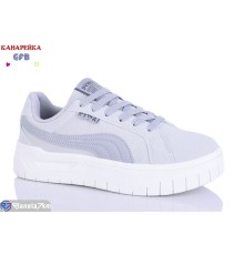 Кросівки жіночі на весну/осінь (8 пар р.36-41) сірий  "GFB-Канарейка"