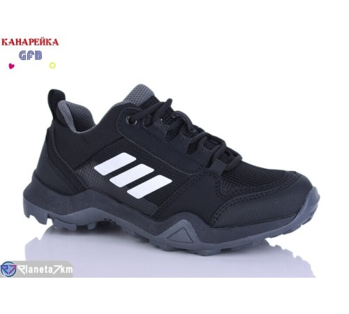 Дитячі кросівки на весну/осінь (8 пар р.33-39) чорний  "GFB-Канарейка"