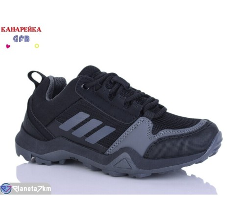 Дитячі кросівки на весну/осінь (8 пар р.33-39) чорний  "GFB-Канарейка"