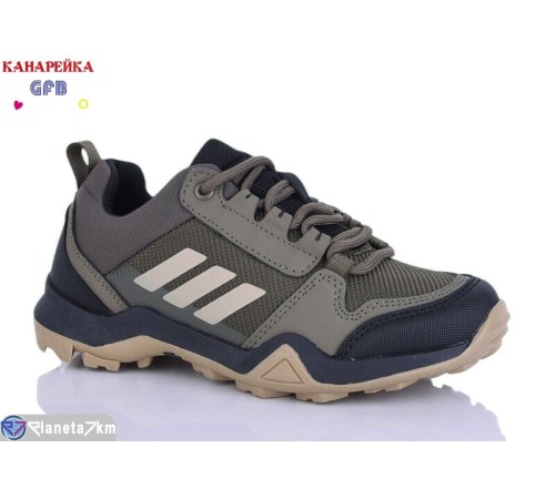 Дитячі кросівки на весну/осінь (8 пар р.33-39) хакі  "GFB-Канарейка"