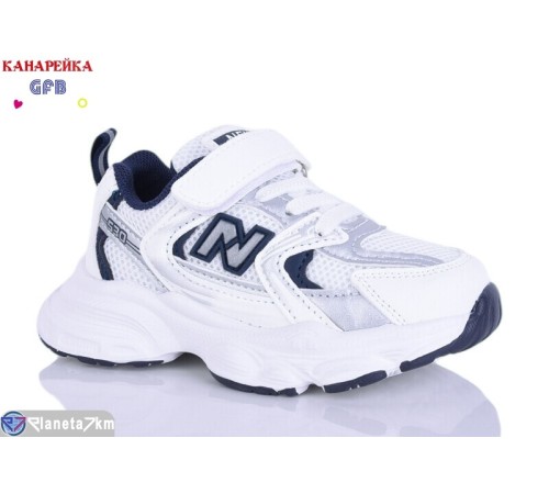 Дитячі кросівки на весну/осінь (8 пар р.22-27) білий  "GFB-Канарейка"