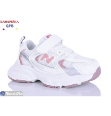 Дитячі кросівки на весну/осінь (8 пар р.22-27) білий  "GFB-Канарейка"