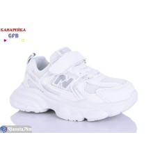 Дитячі кросівки на весну/осінь (8 пар р.22-27) білий  "GFB-Канарейка"