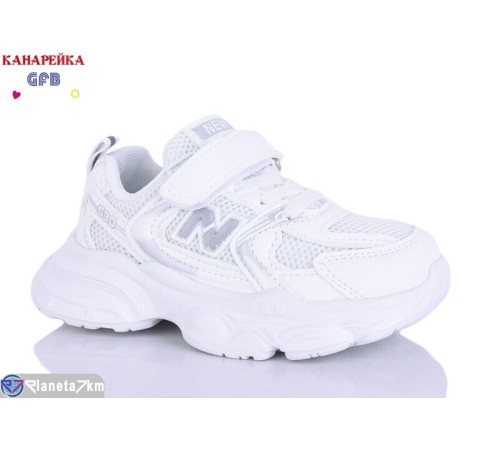 Дитячі кросівки на весну/осінь (8 пар р.22-27) білий  "GFB-Канарейка"