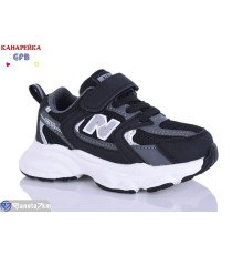 Дитячі кросівки на весну/осінь (8 пар р.22-27) чорний  "GFB-Канарейка"