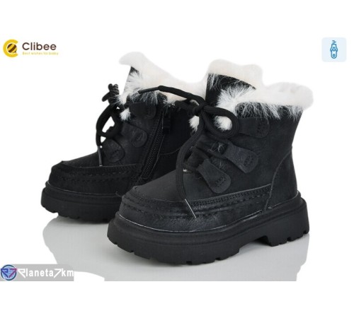 Черевики дитячі на зиму (6 пар р.23-28) чорний  "BELIES"
