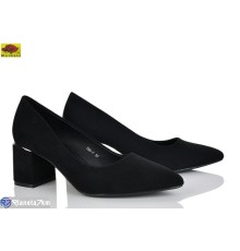 Туфлі жіночі на весну/осінь (6 пар р.36-40) чорний  "Mei De Li"