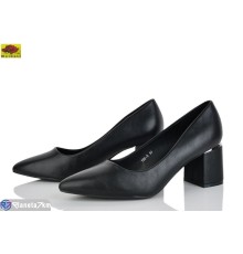Туфлі жіночі на весну/осінь (6 пар р.36-40) чорний  "Mei De Li"