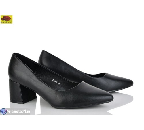 Туфлі жіночі на весну/осінь (6 пар р.36-40) чорний  "Mei De Li"