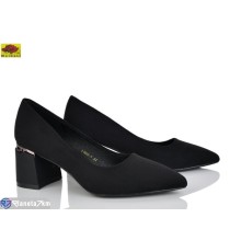 Туфлі жіночі на весну/осінь (6 пар р.36-40) чорний  "Mei De Li"