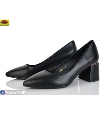 Туфлі жіночі на весну/осінь (6 пар р.36-40) чорний  "Mei De Li"