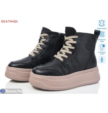 Черевики жіночі на зиму (6 пар р.36-41) чорний  "QQ&Панда"